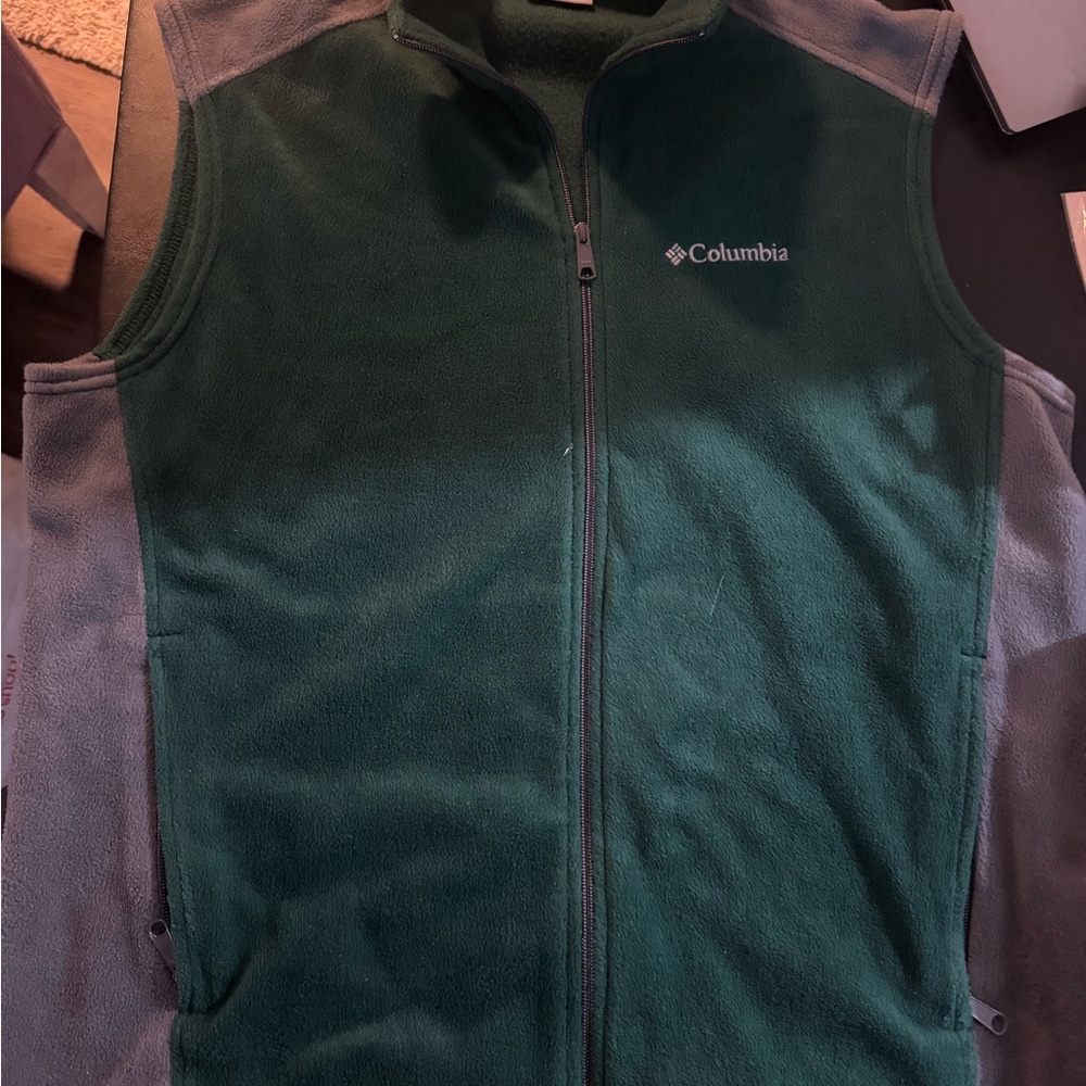Columbia Green Fleece Vest